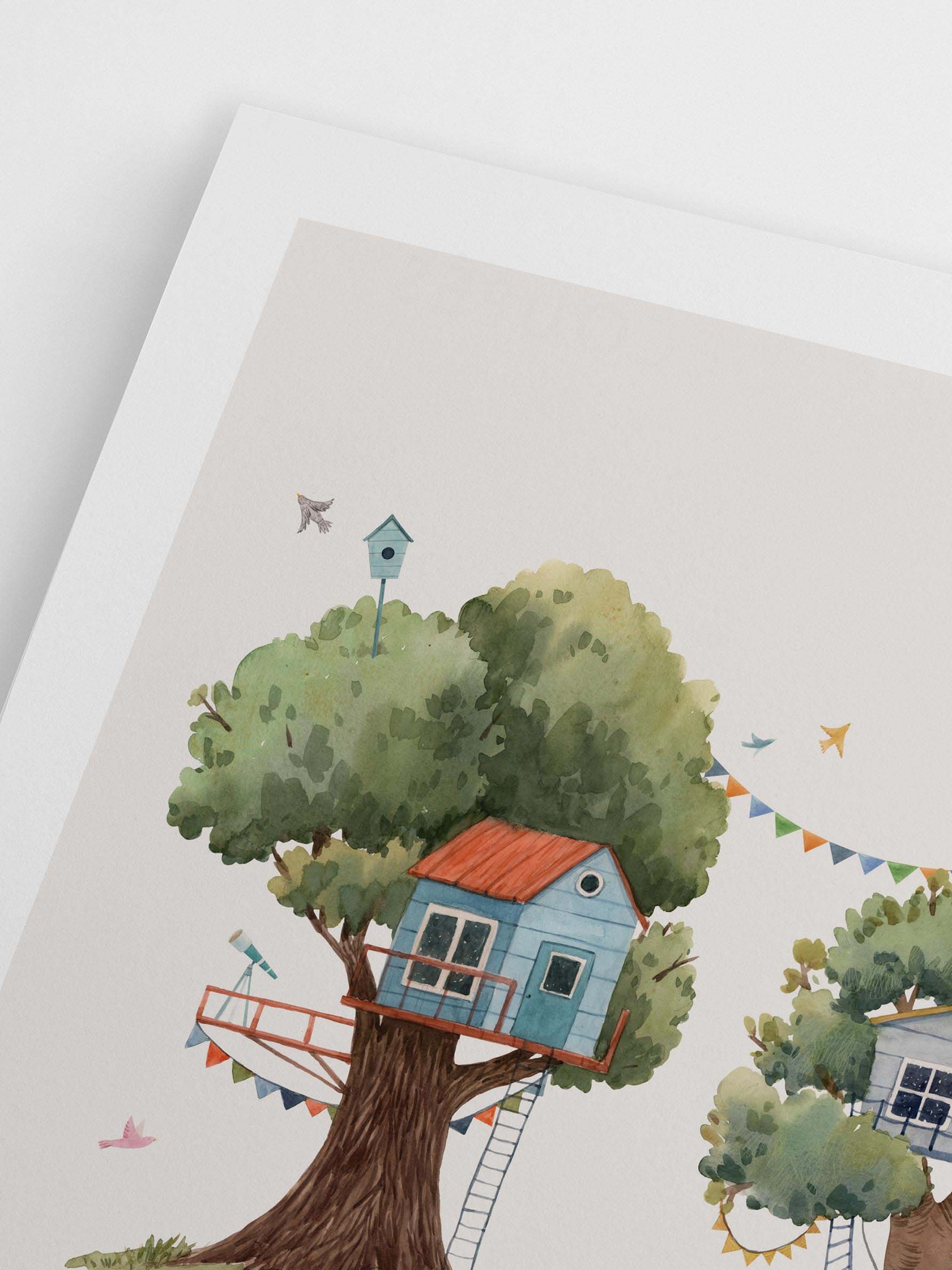 Tree House Neighbours Poster - 30x40 cm - Image 2