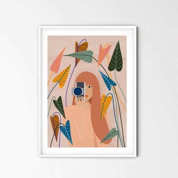 Art print A3 - Elephant ear plant