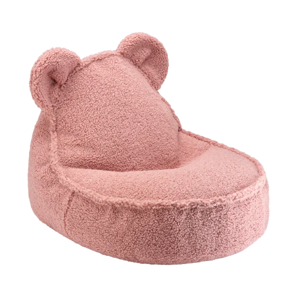 Bear beanbag - different colors and textures - Guava