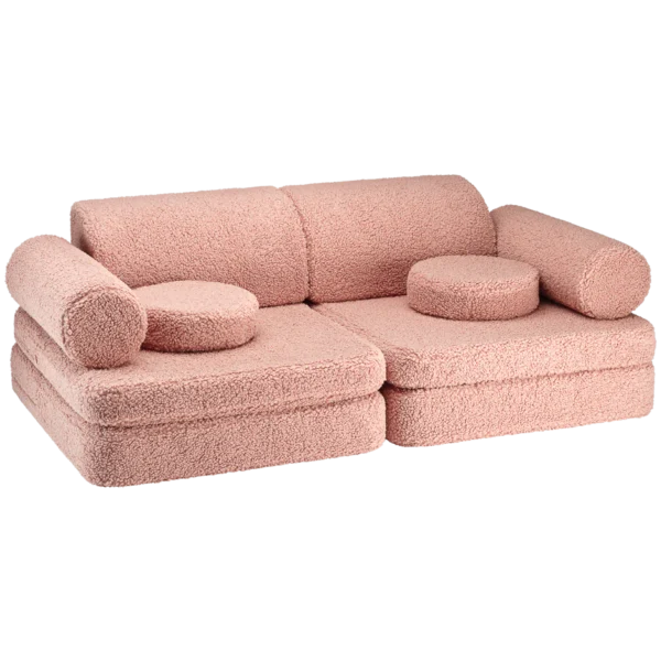 Seetee sofa - different colors and textures - Guava