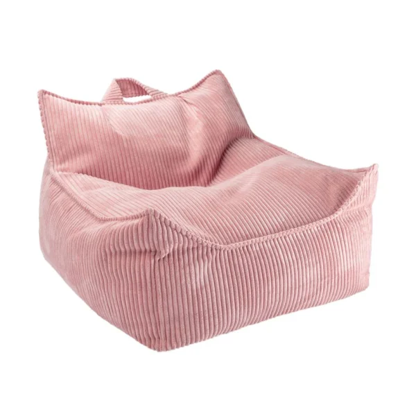 Beanbag chair - different colors and textures - Pink Mousse