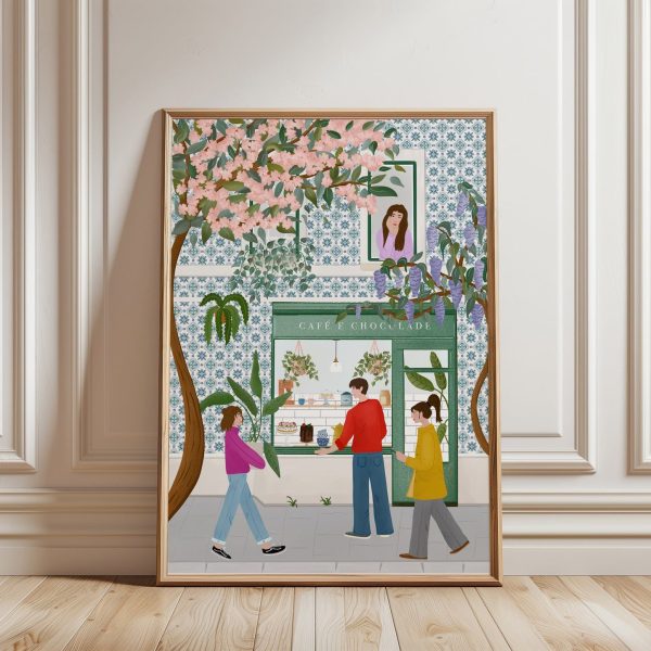 Art print A3 - Coffee in Lisboa