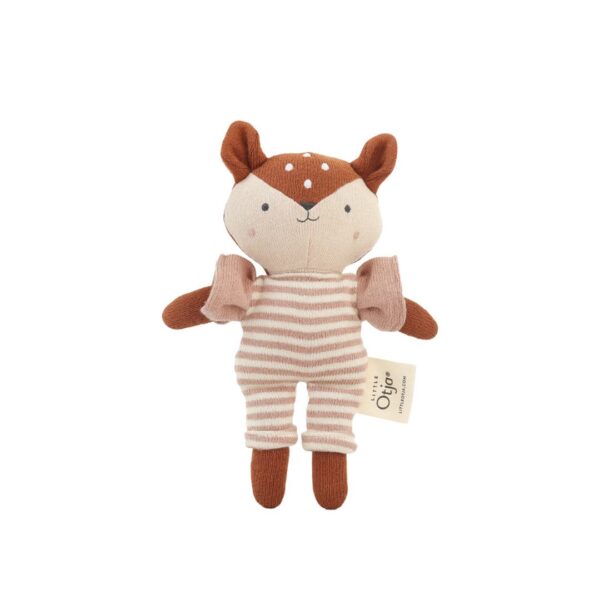 Knitted Deer Toy from Little Otja — handcrafted soft toy deer.