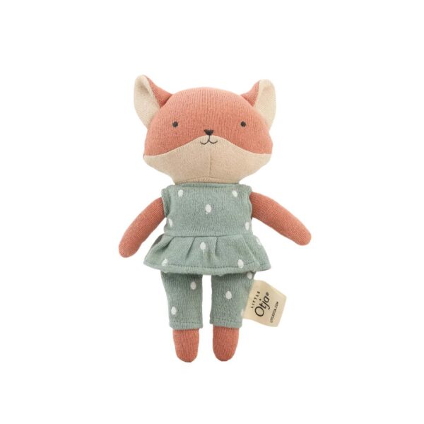 Fox Knitted Toy from Little Otja — handcrafted soft toy fox.