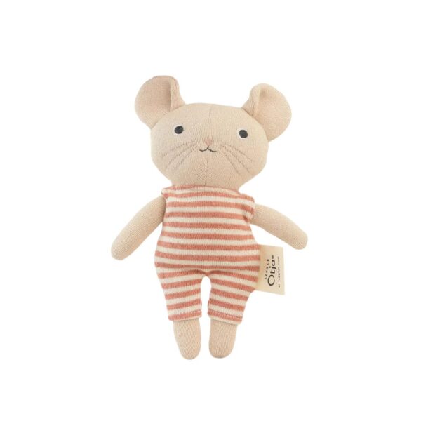 Bertina Mouse from Little Otja — handcrafted knitted toy mouse.